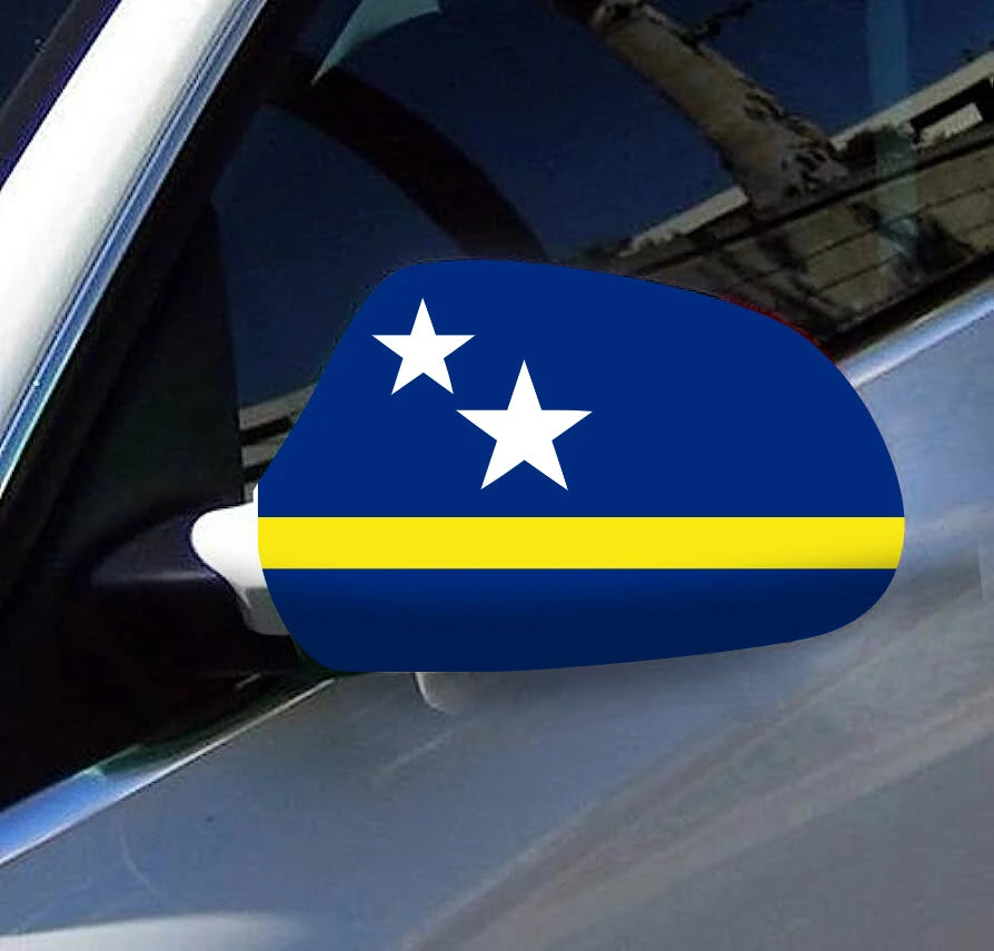 Curacao Flags Car Mirror Cover