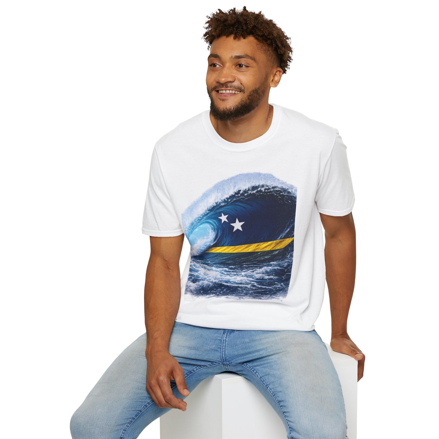 Korsou-blue-wave-ola-shirt-m