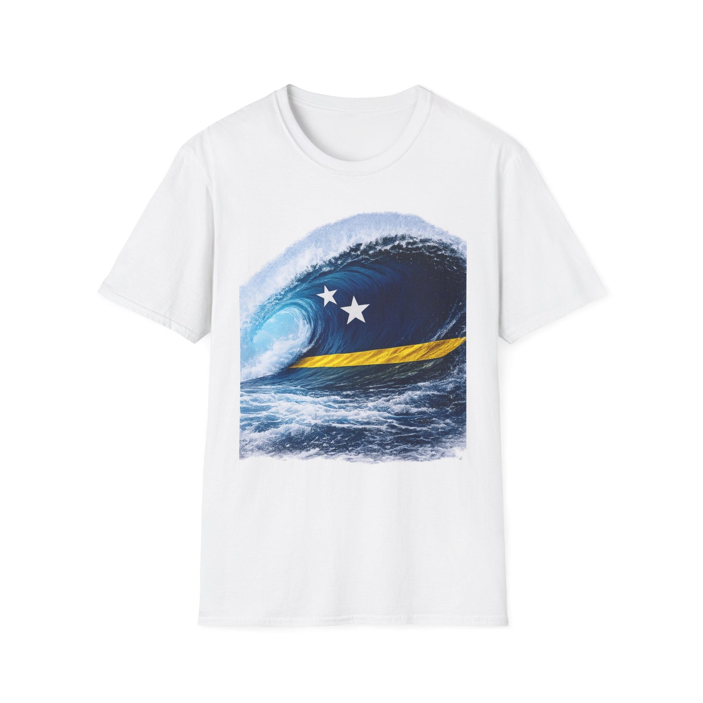Korsou-blue-wave-ola-shirt-m