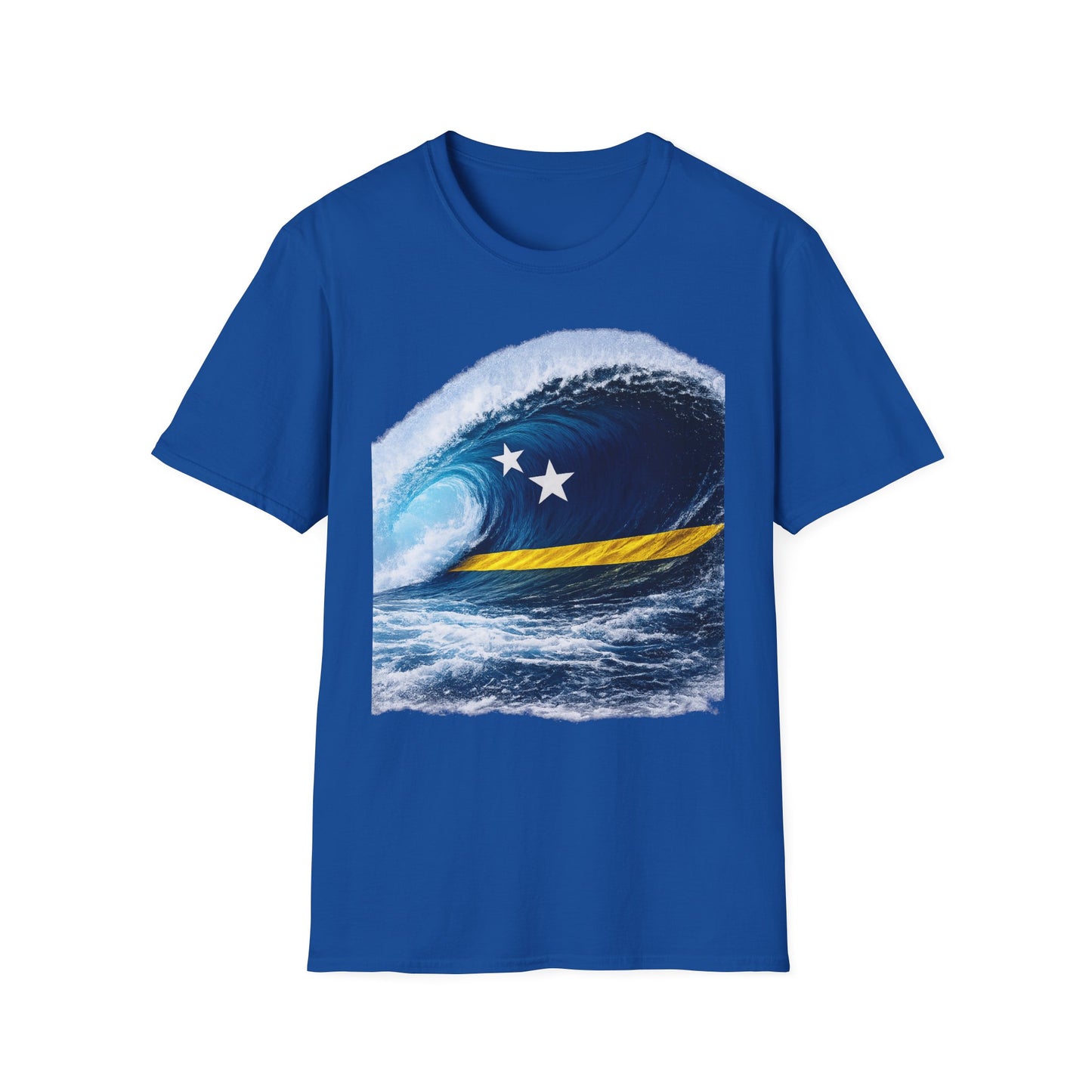 Korsou-blue-wave-ola-shirt-m