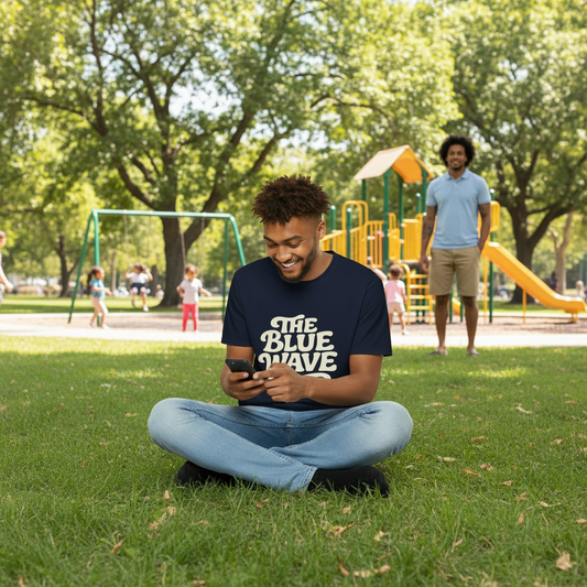 Korsou The Blue Wave T-Shirt-m