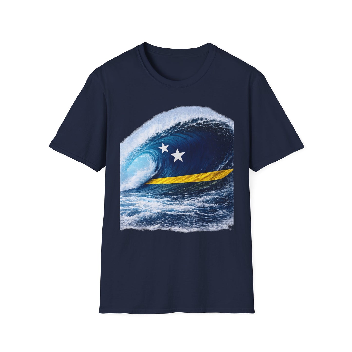 Korsou-blue-wave-ola-shirt-m