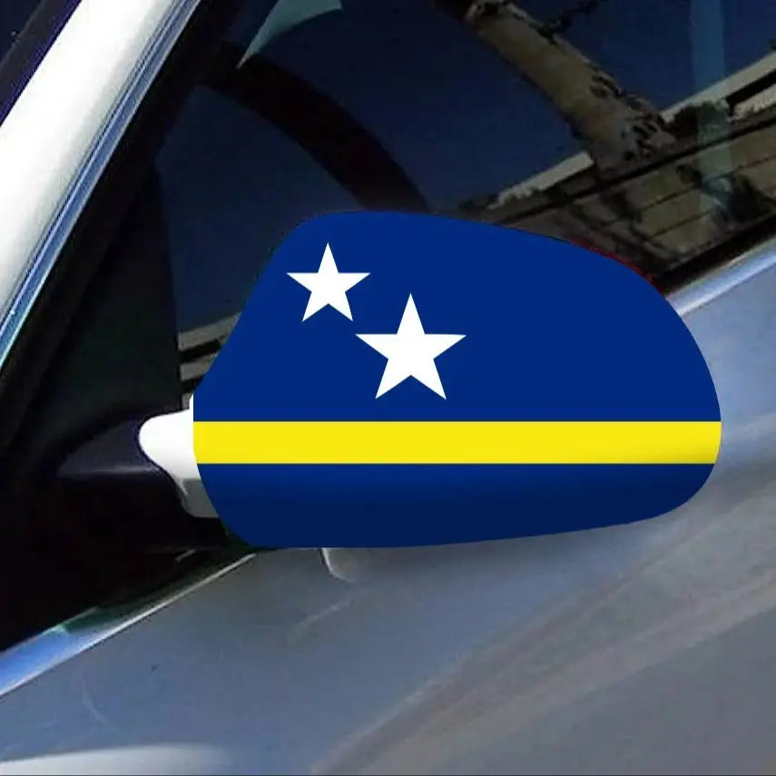 Curacao Flags Car Mirror Cover